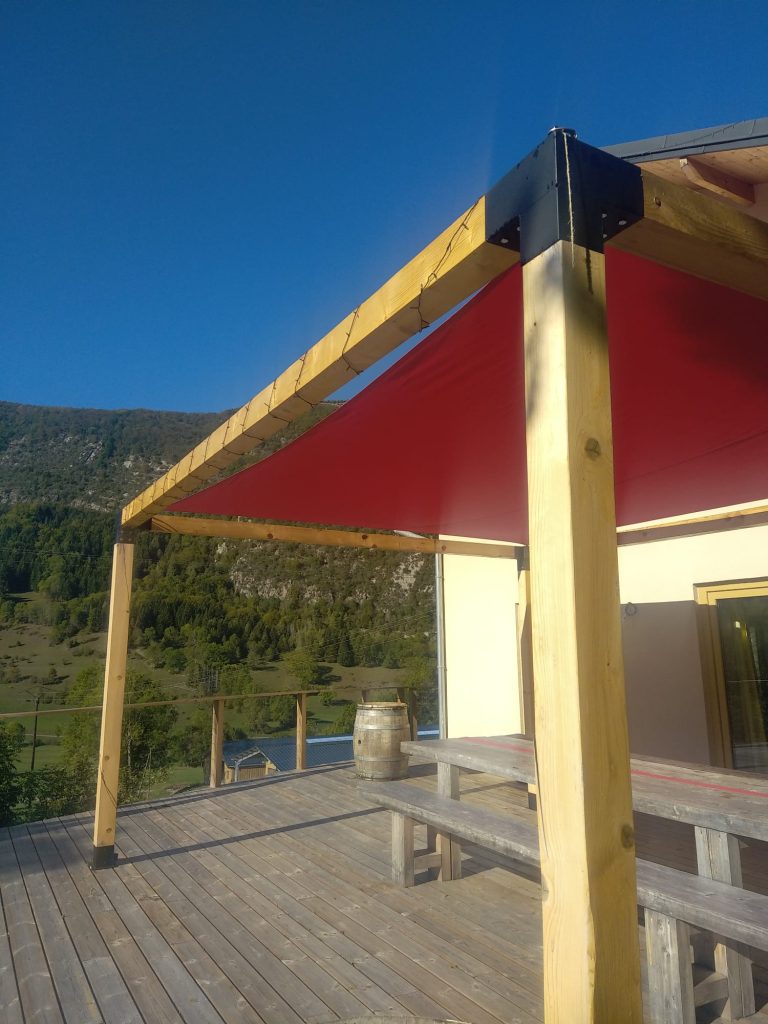 Pergola aérienne par Atelier bwé